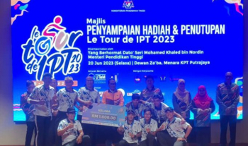 Tahniah Pelajar FTKA yang mewakili UMP mendapat tempat kelima dari 16 kontigen dalam Acara Berbasikal, Le Tour de IPT 2023 bertempat di UTeM 